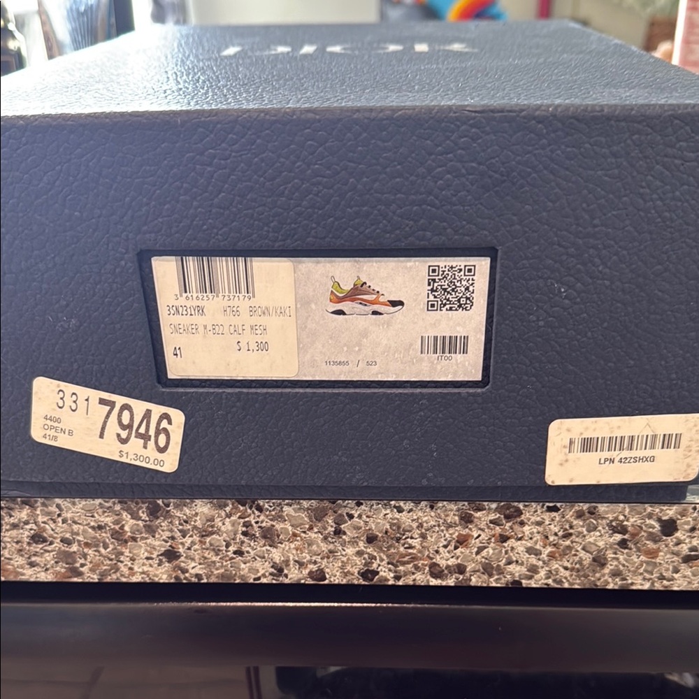 Dior Black Accent Box with Speckled Design